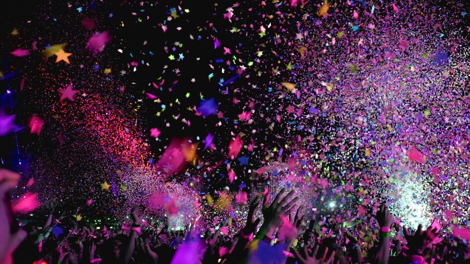 Confetti at a Party